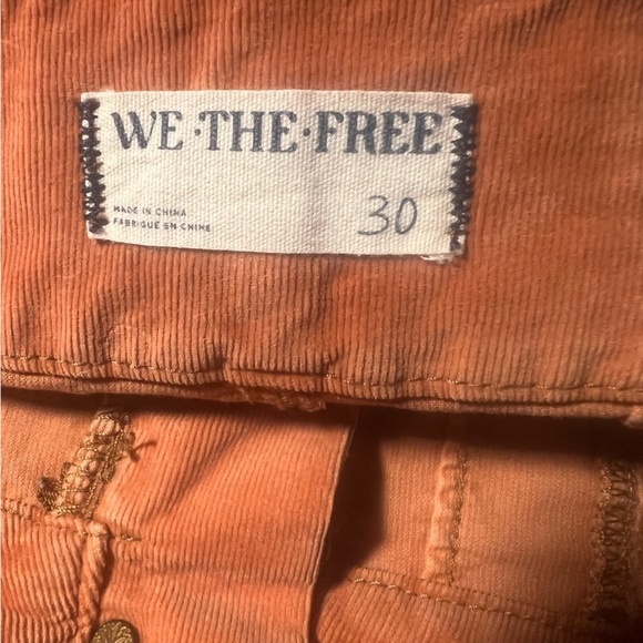 We the Free Jayden Corduroy pants NWOT. Size 30. - Picture 8 of 9